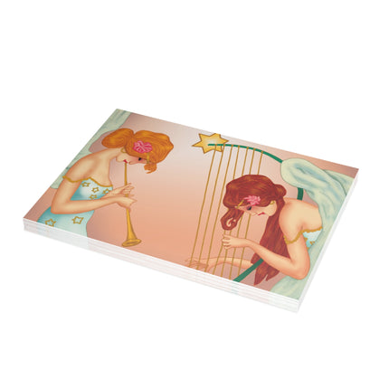 Heavenly Angel Duet Postcard Bundles (envelopes included)