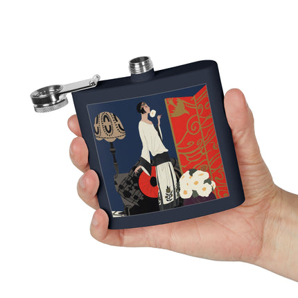 Art Deco Flapper Flask – Elegant Sip & Timeless Style