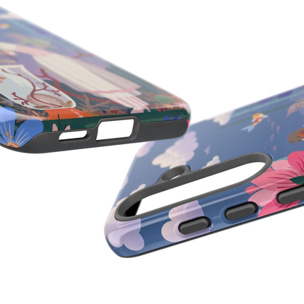 🐠🌸 The Enchanted Aquarium Garden Phone Case – Art Deco Underwater Fantasy