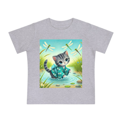 Kitten by the Still Waters Baby T-Shirt – Peaceful Moments & Gentle Wonder