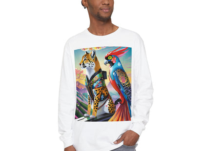 Cybernetic Duets Garment-dyed Long Sleeve T-Shirt