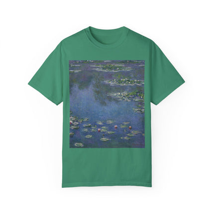 Water Lilies by Claude Monet Unisex Garment-Dyed T-shirt
