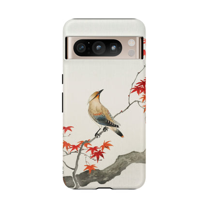 Japanese Bird on Maple by Ohara Koson Phone Cases