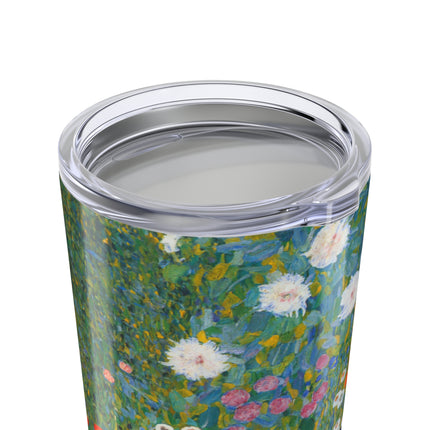 Cottage Garden by Gustav Klimt Tumbler 20oz