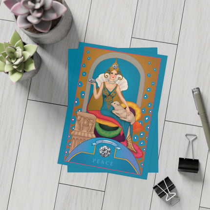 April & Diamond (from the Gem Series) by Sofia Chiostri Postcard Bundles (envelopes included)  - Bundles of 10, 30, 50 Pieces
