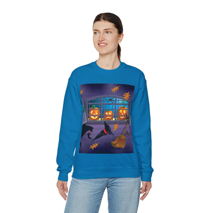 Whimsical Halloween Mischief Unisex Heavy Blend™ Crewneck Sweatshirt