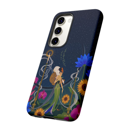🌙🕯️ The Lady Of The Midnight Garden Phone Case – Art Deco Nocturne