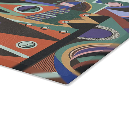 Collection decors et couleurs Pl.03 by Georges Valmiers Glass Cutting Board