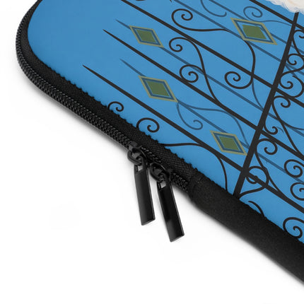 🎭🌹 The Lady Behind The Gilded Gates Laptop Sleeve – Art Deco Masquerade Elegance