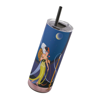 Moonlit Serenade Skinny Matte Tumbler, 20oz