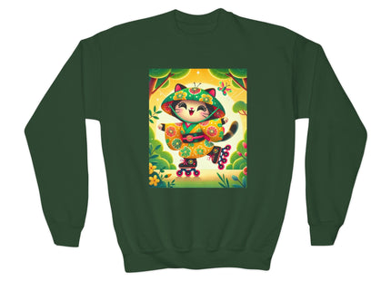 Firefly Dance on Wheels Youth Crewneck Sweatshirt