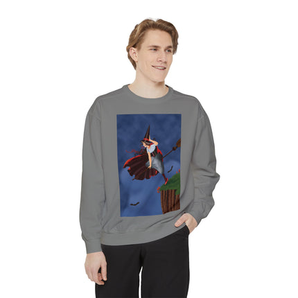 The Enchanted Witch Unisex Garment-Dyed Sweatshirt