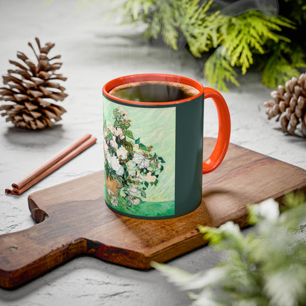 Roses by Vincent Van Gogh Colorful Mugs (11oz, 15oz)