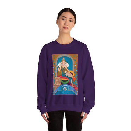 April & Diamond (from the Gem Series) by Sofia Chiostri Heavy Blend™ Crewneck Sweatshirt