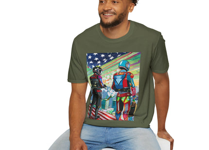 NSA Cyber Punk Computer Hacking Team Softstyle T-Shirt