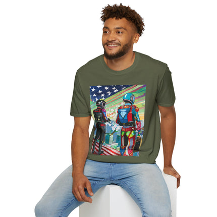 NSA Cyber Punk Computer Hacking Team Softstyle T-Shirt