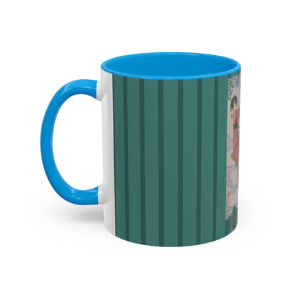 La balançoire by Georges Lepape Colorful Mugs (11oz, 15oz)
