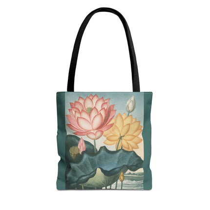 The Sacred Egyptian Lotus by Robert John Thornton Tote Bag (AOP)