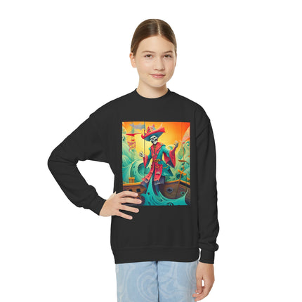 Skeleton Crew of the Misty Seas Youth Crewneck Sweatshirt