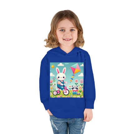 Breezy Meadow Ride Toddler Pullover Fleece Hoodie