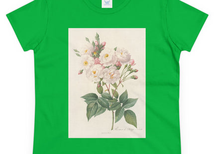 Rosa Noisettiana by Pierre Joseph Redouté Women's Midweight Cotton Tee