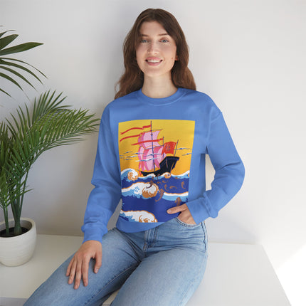 Golden Seas and Whimsical Dreams Heavy Blend™ Crewneck Sweatshirt