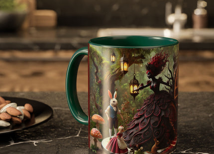 Malice in Wonderland – Gothic Halloween Colorful Mugs (11oz, 15oz)