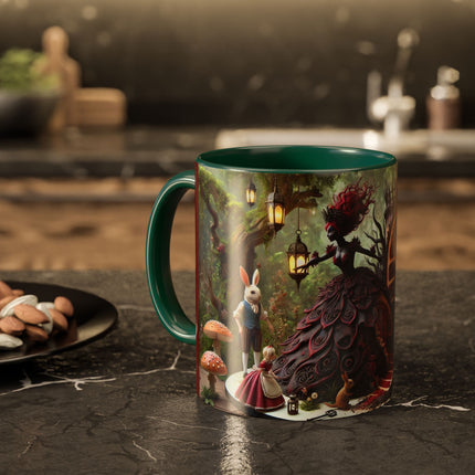 Malice in Wonderland – Gothic Halloween Colorful Mugs (11oz, 15oz)