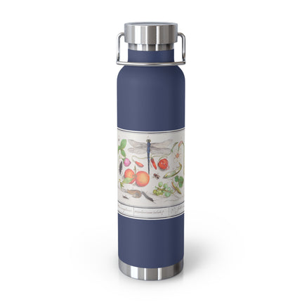 Natural History Ensemble, No. 7 by Anselmus Boëtius de Boodt Copper Vacuum Insulated Bottle, 22oz