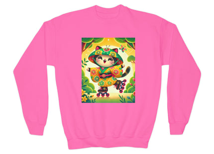 Firefly Dance on Wheels Youth Crewneck Sweatshirt
