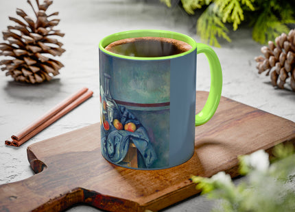 The Peppermint Bottle by Paul Cézanne Colorful Mugs (11oz, 15oz)