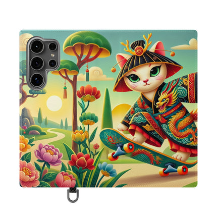 🛹🐉 Dragon Dance on Wheels Flip Case – Bold Adventure & Dynamic Grace