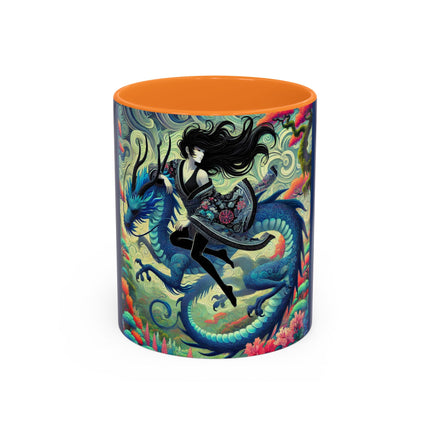 Mystic Guardian of the Sky Light Colorful Mugs (11oz, 15oz)