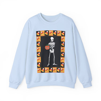 Candy Corn Skeleton Unisex Heavy Blend™ Crewneck Sweatshirt