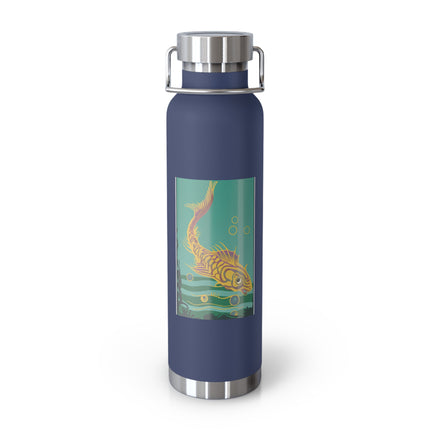 Golden Serenity Copper Vacuum Insulated Bottle, 22oz