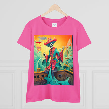 Skeleton Crew of the Misty Seas Women's Midweight Cotton Tee