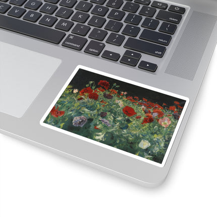 Poppies (A Study of Poppies for Carnation, Lily, Lily, Rose) by John Singer Sargent Kiss-Cut Stickers (4 Sizes)