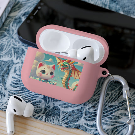 Geisha Kitten and the Dragon Kite AirPods and AirPods Pro Case