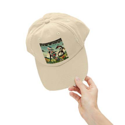 The Dragon Fairy’s Stride Unisex Distressed Cap