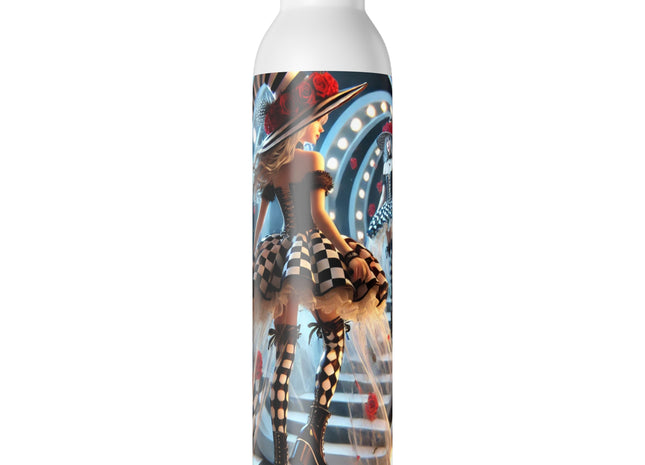 Halloween Witch Through the Mirror Slim Water Bottle