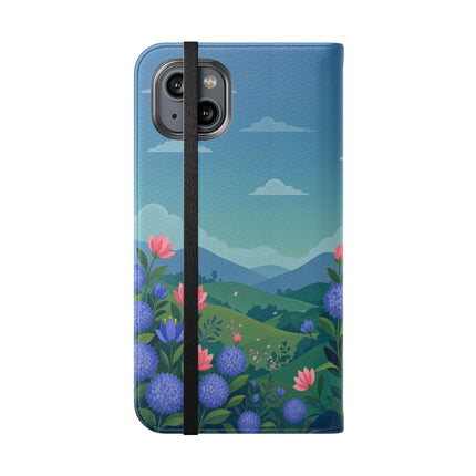 🌸🌿 The Garden Hide-And-Seek Flip Case – Art Deco Floral Whimsy