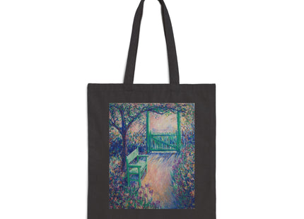 The Artist’s Garden (The Green Chair) by Theodore Earl Butler Cotton Canvas Tote Bag