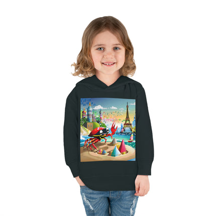Crab Architect Toddler Pullover Fleece Hoodie