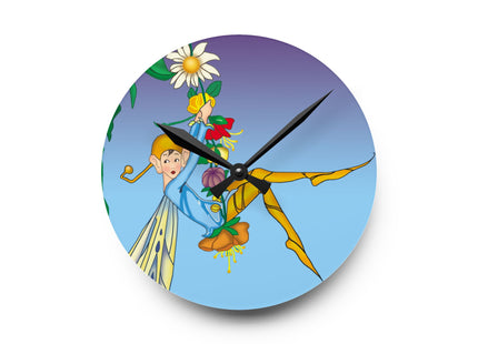 A Fairy's Delight Acrylic Wall Clock