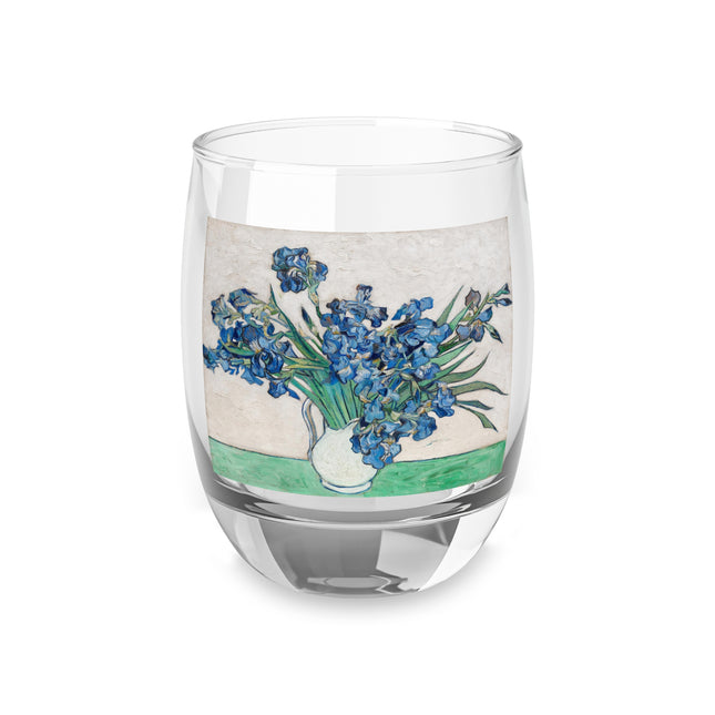 Irises by Vincent Van Gogh Whiskey Glass