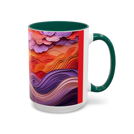 Dramatic Sunset Sky Colorful Mugs (11oz, 15oz)