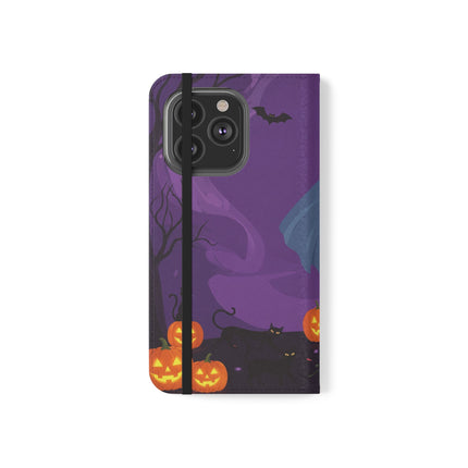🎭🌹 The Harlequin Rose Masquerade Flip Case – Theatrical Halloween Romance