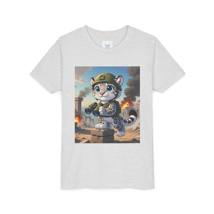 Snow Leopard Lookout Youth Short Sleeve Tee