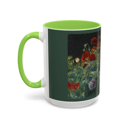A Study of Poppies for Carnation, Lily, Lily, Rose by John Singer Sargent Colorful Mugs (11oz, 15oz)
