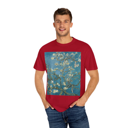 Almond Blossom by Vincent van Gogh Unisex Garment-Dyed T-shirt